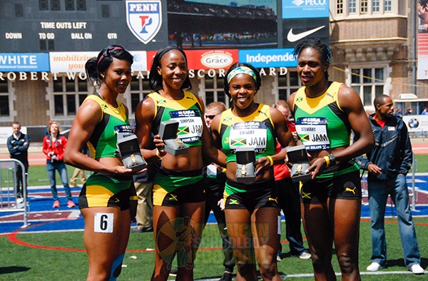 Jamaica's 4x100 Women's Team