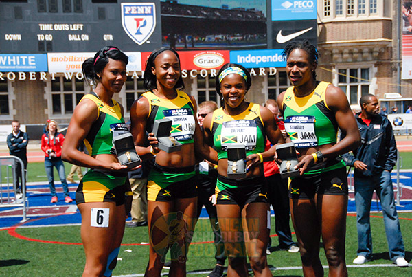 Jamaica's 4x100 Women's Team