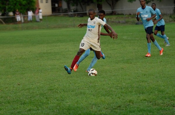 Action from St. James vs. Mannings, St. James won 1-0