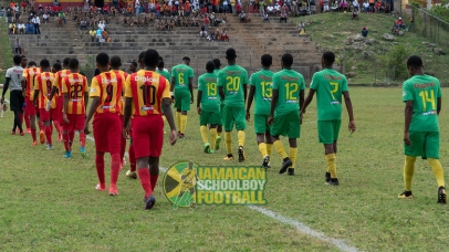 Cornwall College vs Green Pond High second round action