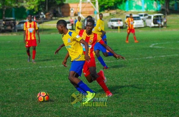 Cornwall College vs Titchfield at Jarrett Park