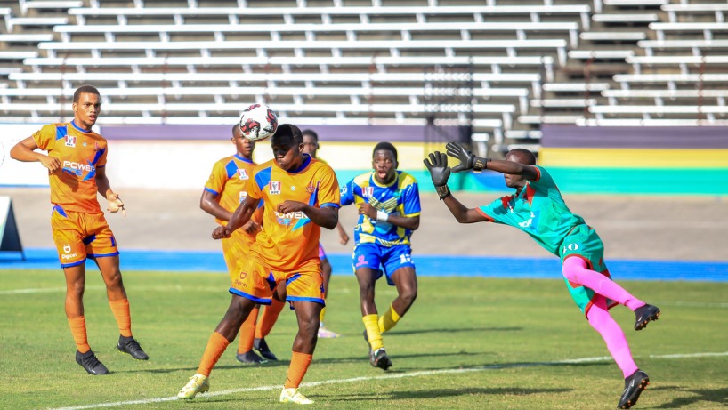 Game action between Clarendon College and Lennon High - McNamee Sports Media photo