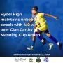 Hydel High maintains unbeaten streak with 4-0 win over Clan Carthy